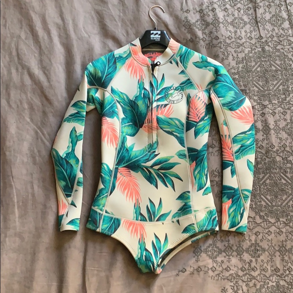 Billabong Salty Daze Spring Wetsuit Tropical Print
